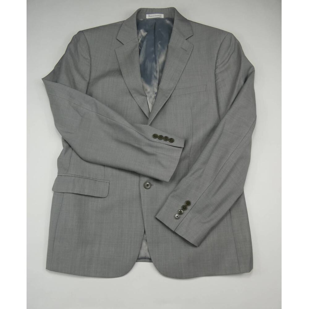Calvin Klein 100% wool sport coat, light weight, 42R, light gray, NEW